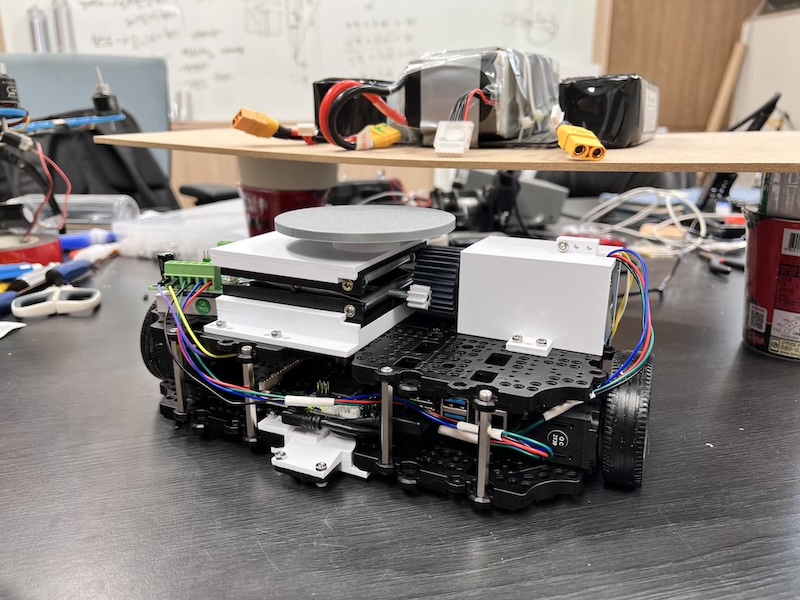 Implementation of a Multi-Agent Driving Robot System